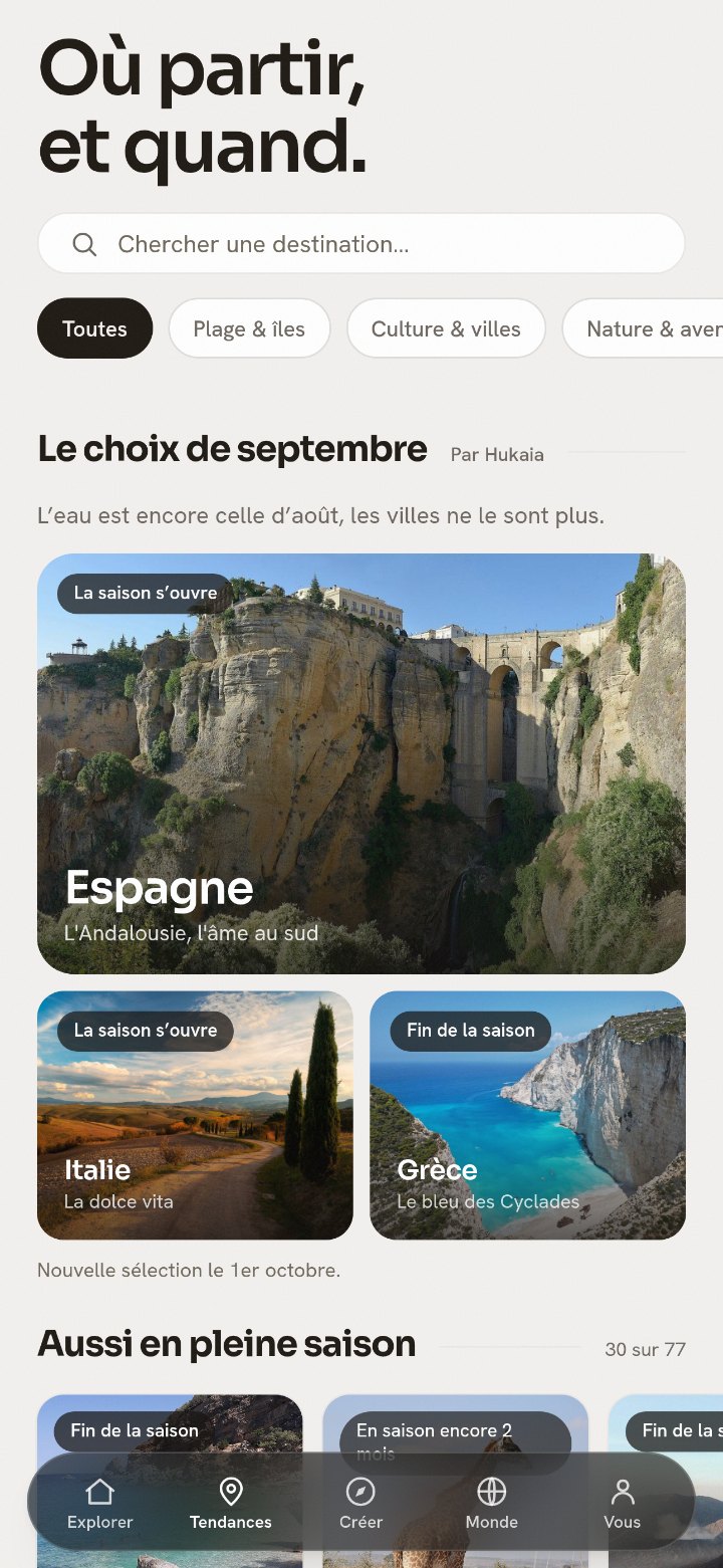 Les tendances et les saisons